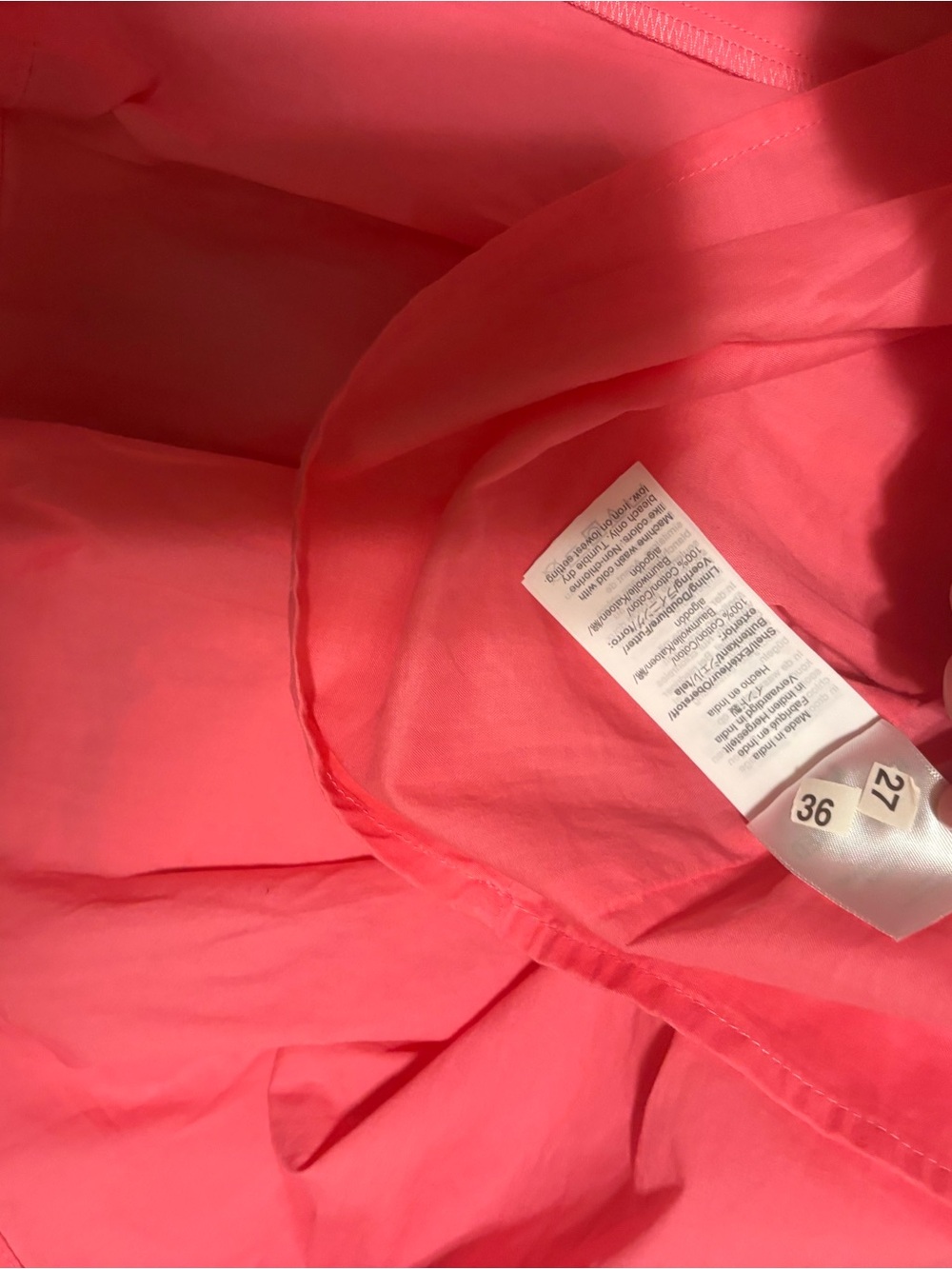 NWT J. Crew sz Medium Petite PM Pink Tiered Popover Dress poplin ruffles barbie - Picture 12 of 15